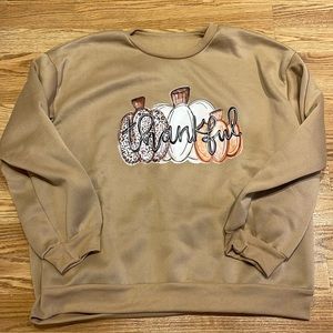 XL Thankful Sweatshirt from SHEIN. Brand new. Never worn or washed.